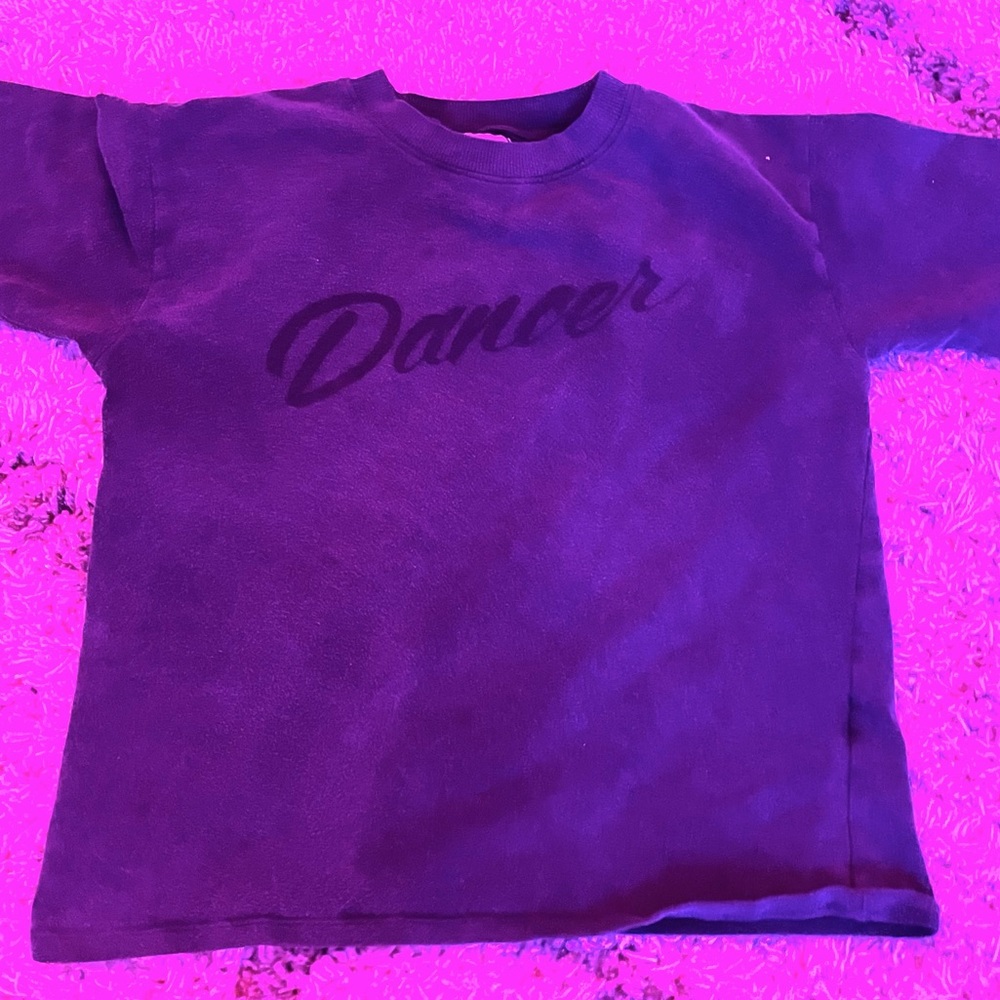 Black and grey dancer shirt